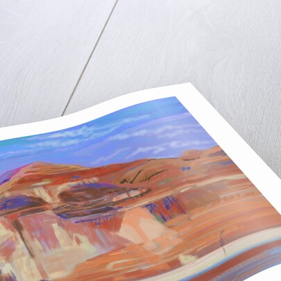 Painted Cliffs, Lake Powell by Howard Ganz