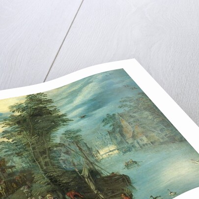 River Scene, c.1630-50 by Jan the Elder (style of) Brueghel