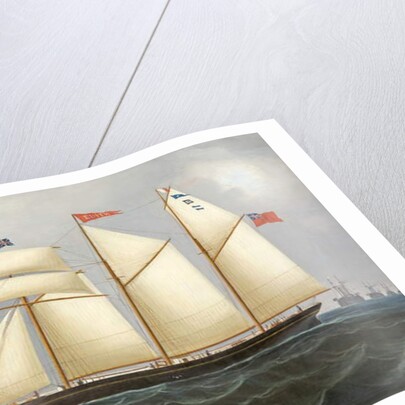 The Schooner 'Edith', 1890-1900 by Thomas Chidgey