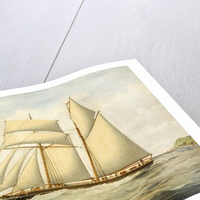 Schooner Saltram, 1890-1900 by Thomas Chidgey