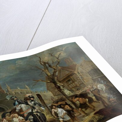 Martyrdom of Bishop Hooper by Michael William Sharp