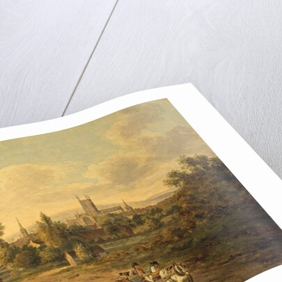 Gloucester from St Mary Magdalen, c.1780 by Julius Caesar Ibbetson