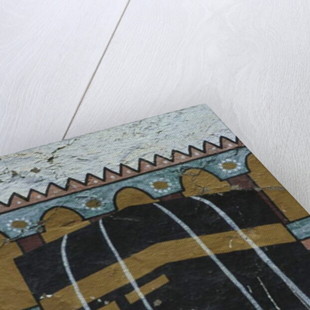 Painted wall depicting the Kaaba camel by Egyptian Egyptian