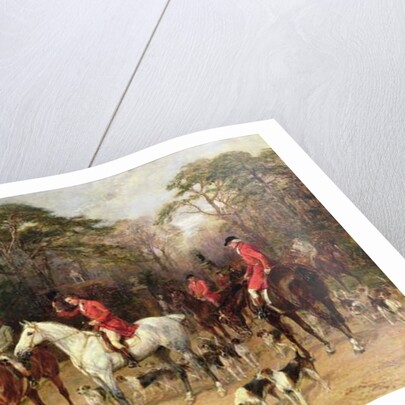 The Meet at the Manor House, 1908 by Heywood Hardy