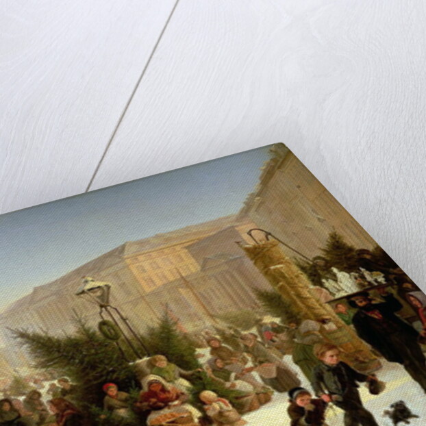 Selling Christmas Trees, 1853 by David Jacobsen