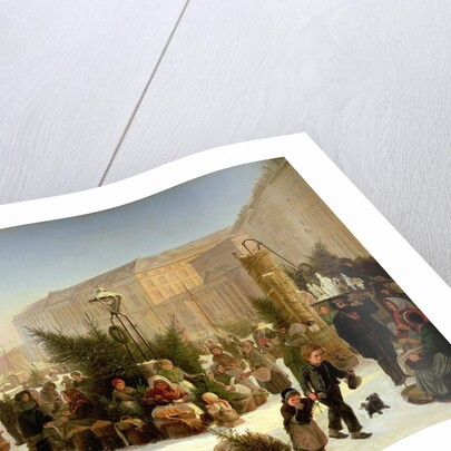 Selling Christmas Trees, 1853 by David Jacobsen