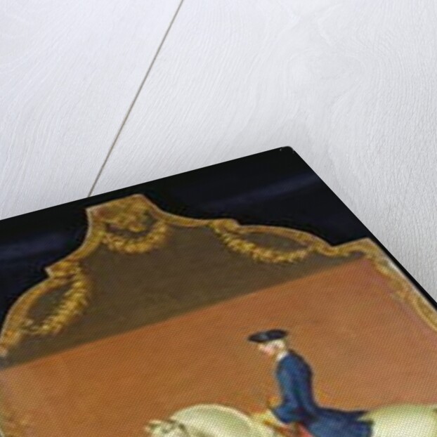 The Volte Renversee to the Right and The Horse Learning to back, c.1750 by Thomas of Pall Mall Butler