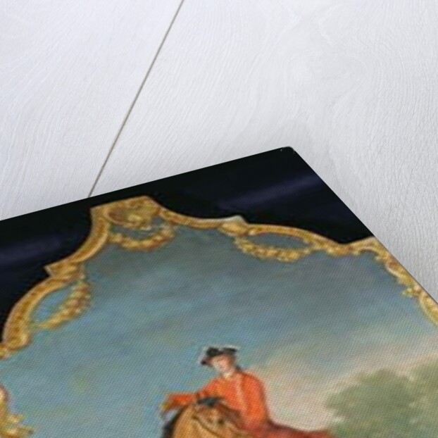 The Full Gallop or Carriere and Terre a Terre to the right, c.1750 by Thomas of Pall Mall Butler