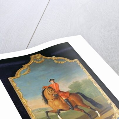 The Full Gallop or Carriere and Terre a Terre to the right, c.1750 by Thomas of Pall Mall Butler