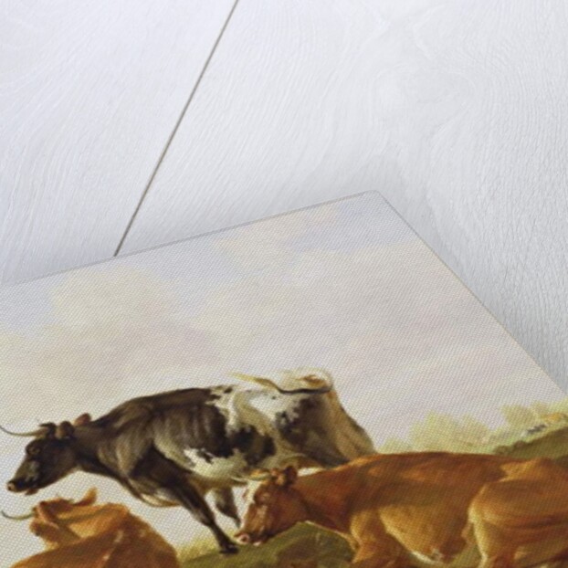 Cattle in a River Landscape by Thomas Sidney Cooper