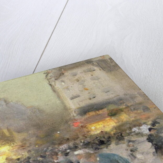 A Paris Street Scene by Luigi Loir