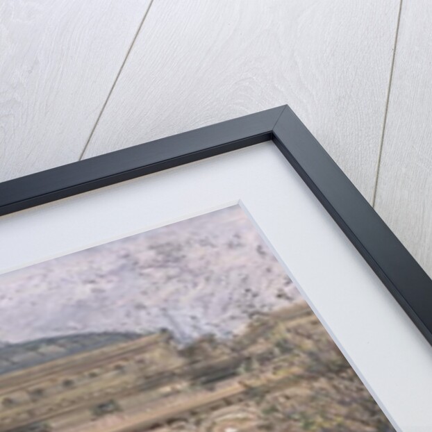 Parisian Street Scene by Eugene (1854-1941) Galien-Laloue