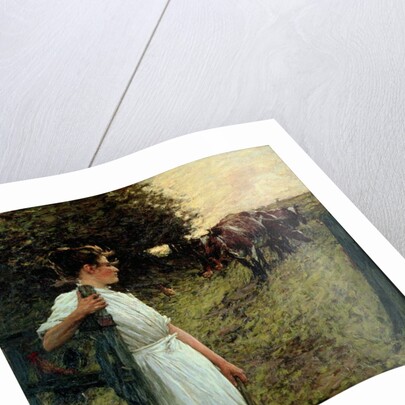 The Farmer's Daughter, 1890s by Henry Herbert La Thangue