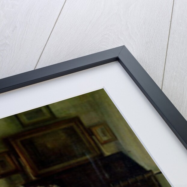 Girl Reading in an Interior by Carl Holsoe