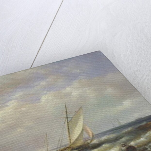 Fishing Boats off the Coast by Abraham Hulk