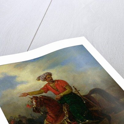 An Ottoman on Horseback by Charles Bellier