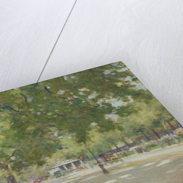 Elegant Figures, Rotten Row, Hyde Park, London by Count Girolamo Pieri Nerli