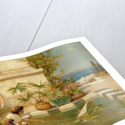 Children Playing with Boats, 1900 by William Stephen Coleman