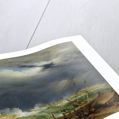 Storm, Malta, 1850 by John or Giovanni Schranz