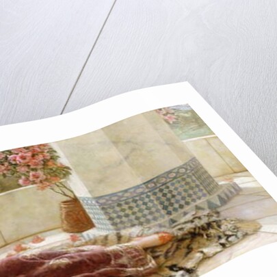 Classical Reclining Girl by Emile Eismann Semenowski