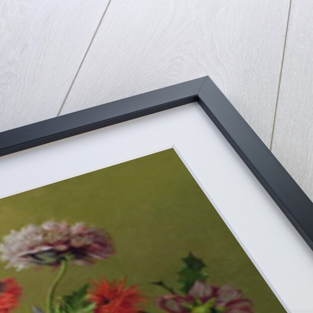 Still Life with Flowers and Fruit by Anthony Obermann