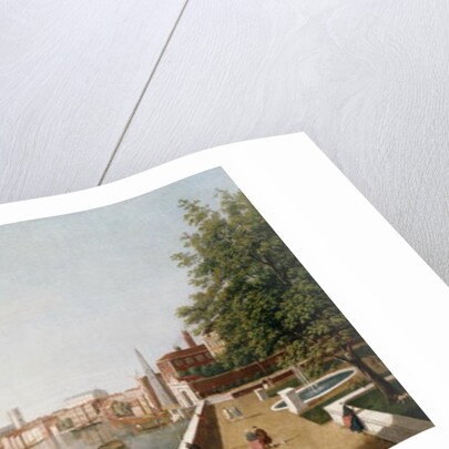 View of the River Thames from the Adelphi Terrace by William James