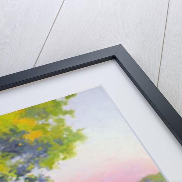 Promenade on the banks of the Seine in Paris by Jules Ernest Renoux