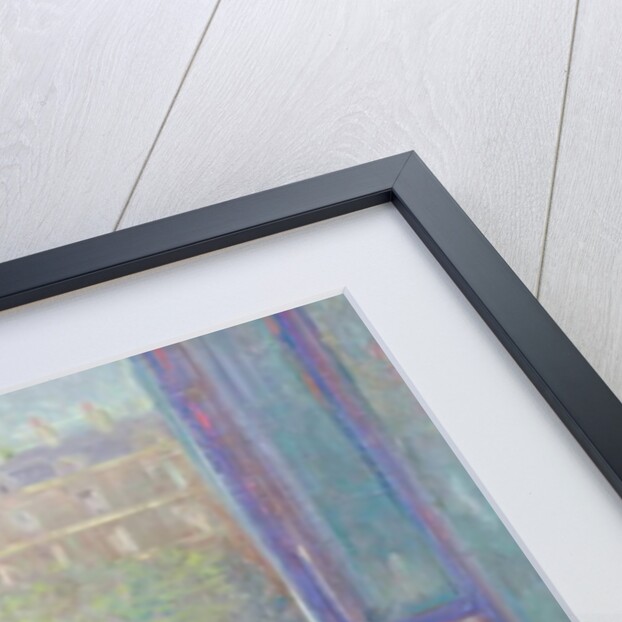 Lady Reading at an Open Window by Clementine-Helene Dufau