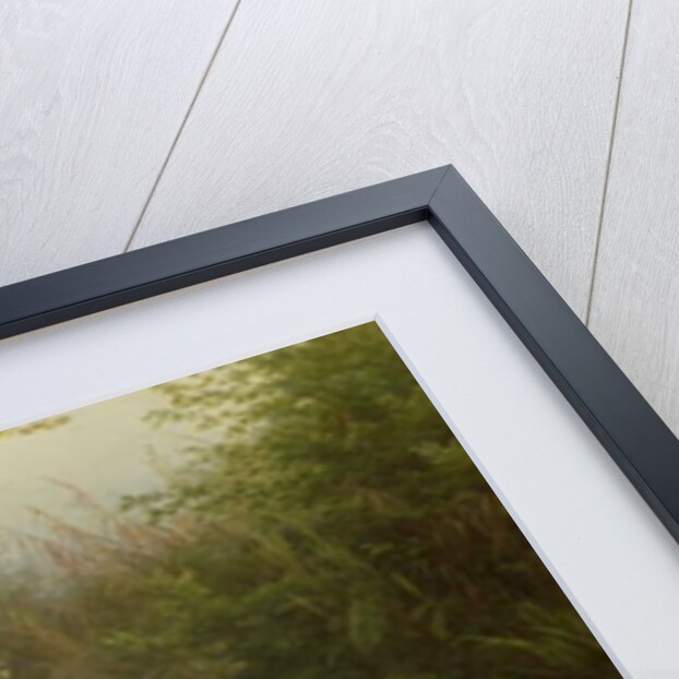 Foxes waiting for the prey by Carl Friedrich Deiker