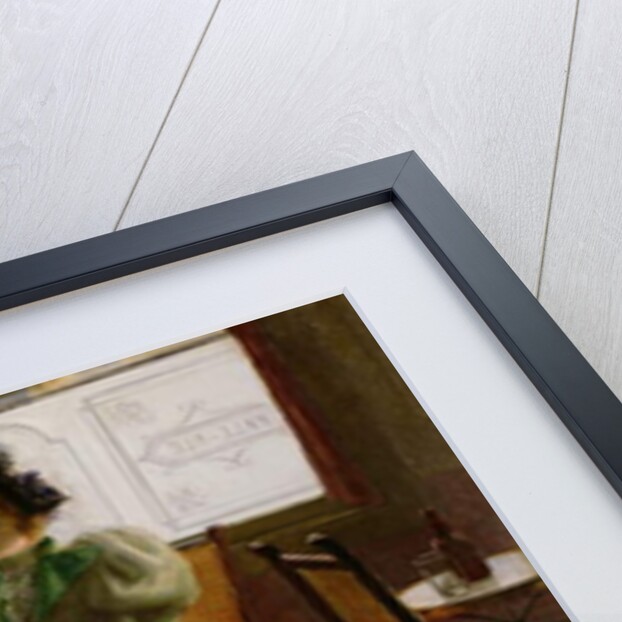 Bar interior, c.1880 by Belgian School