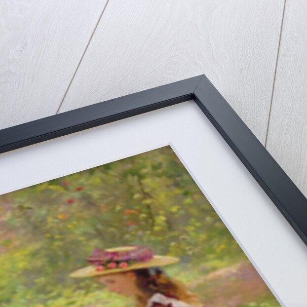 Lesson in the Garden, 1900 by Ada Shirley-Fox