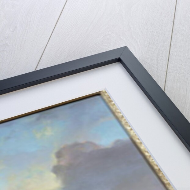 British Man-o'-War off the coast by George Webster