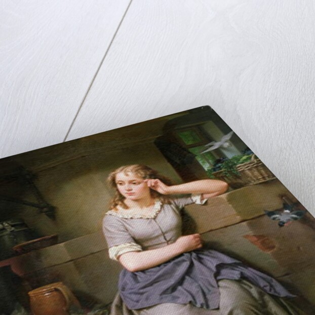 Cinderella and the Birds, 1868 by English School