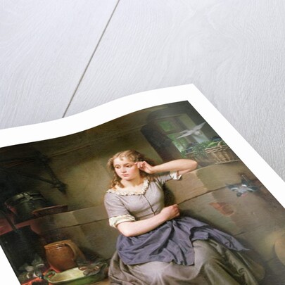 Cinderella and the Birds, 1868 by English School