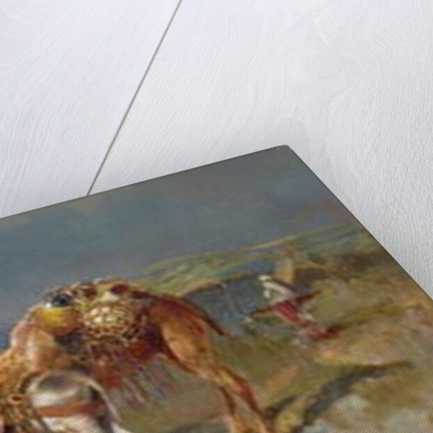 The Arab Caravan by Italian School