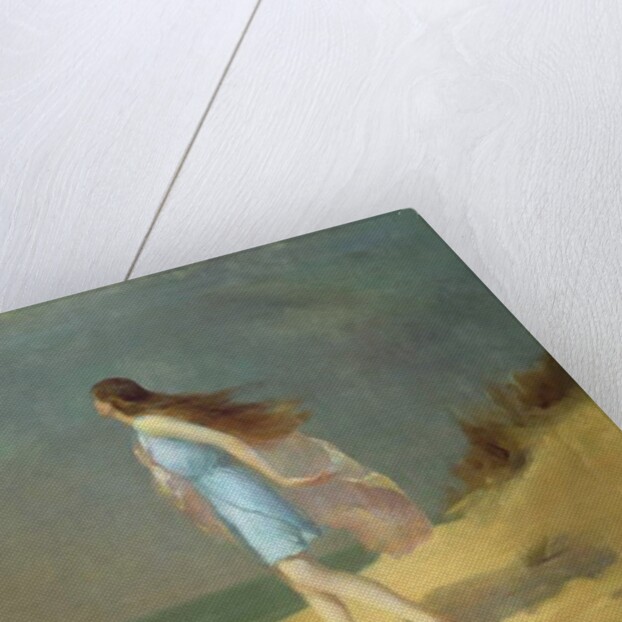 Girl on the beach by Frank Richards