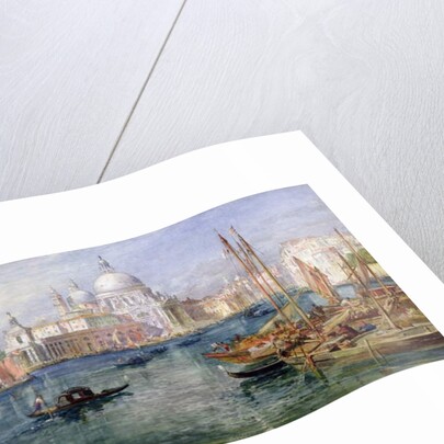 St. Maria della Salute, Venice by Edward Angelo Goodall