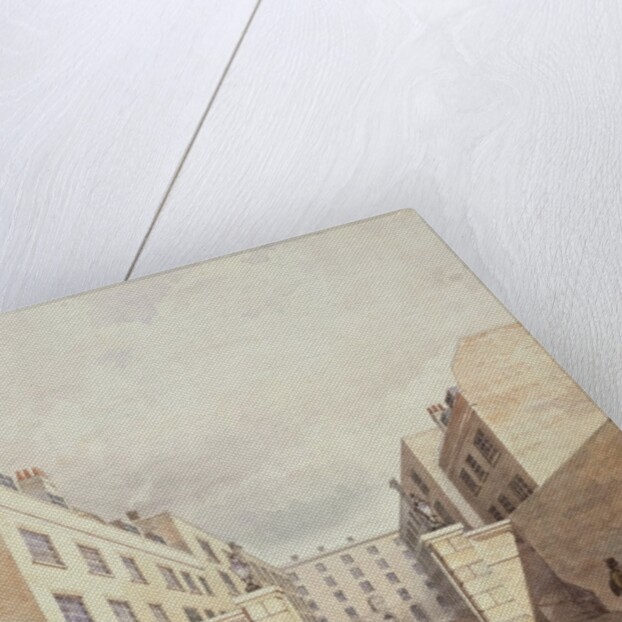 View of the East India Company's warehouses from Cutler Street, 1836 by Frederick Nash