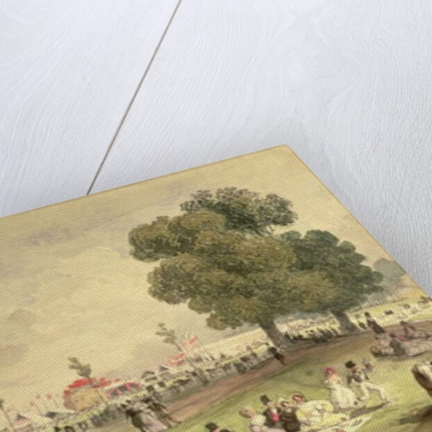 Hyde Park, view of the Coronation Fair, June 28, 1838 by English School