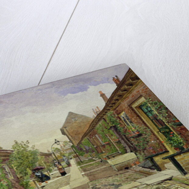 Skinners' Alms Houses, Mile End Road, Stepney, 1883 by John Crowther