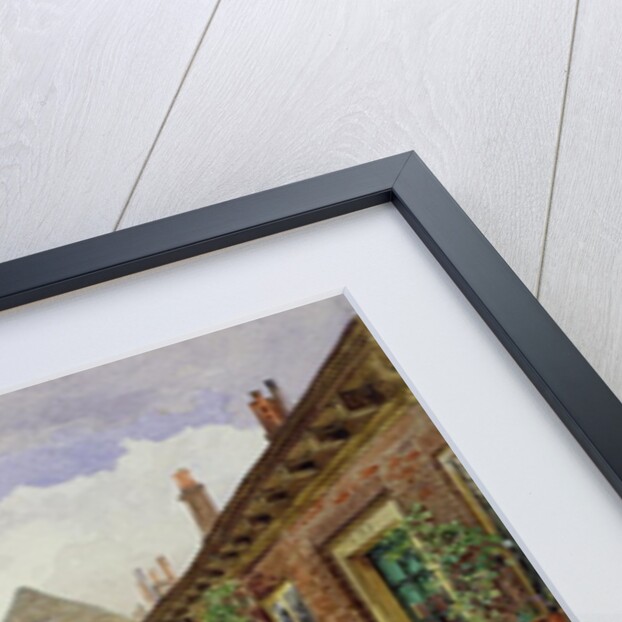 Skinners' Alms Houses, Mile End Road, Stepney, 1883 by John Crowther