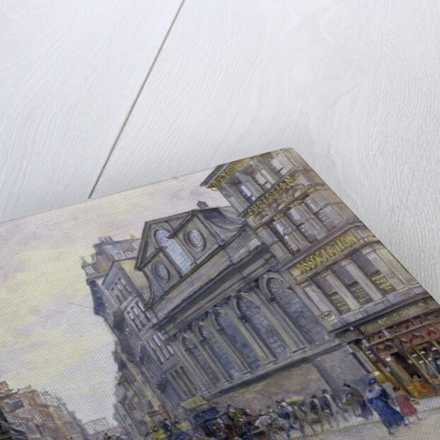 St. Peter's Cornhill and Gracechurch Street, London, 1900 by Henry Edward Tidmarsh