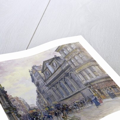 St. Peter's Cornhill and Gracechurch Street, London, 1900 by Henry Edward Tidmarsh