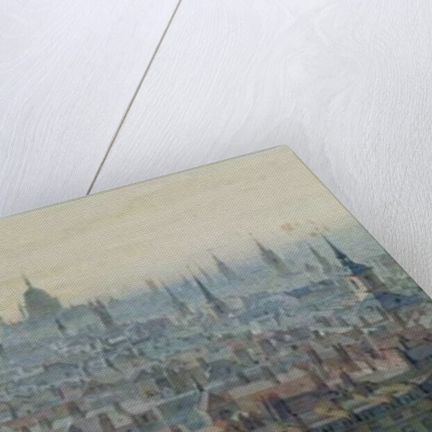 Panorama of London from the top of the Monument, looking west, 1848 by Carl Haag