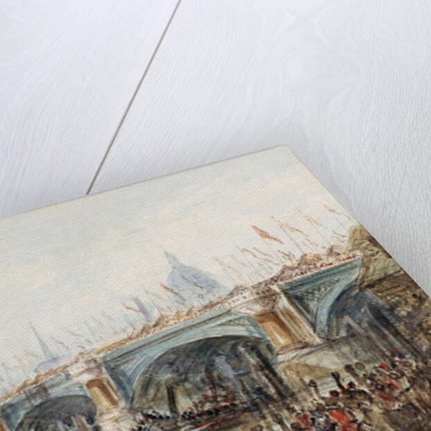 View of the Opening of the New Blackfriars Bridge by Queen Victoria 6th November 1869 by George the Younger Chambers