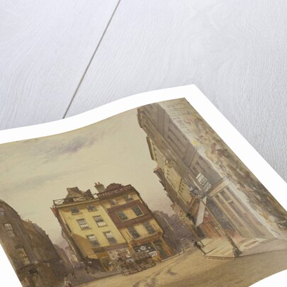 View of Wych Street and Holywell Street, Westminster showing the Rising Sun Tavern, 1881 by John Crowther