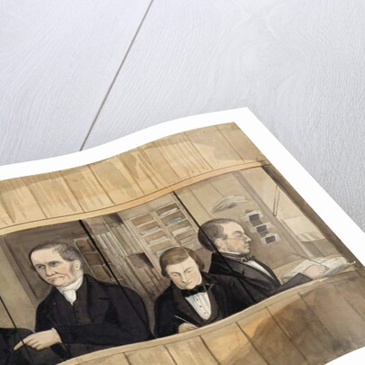 Interior of the Office of Messrs. Charles Greenwood and Company, c.1840 by English School