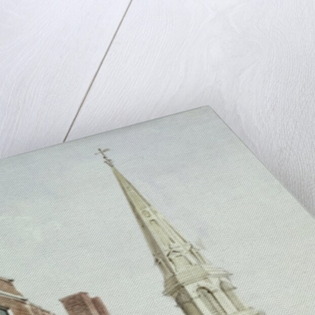 St. Antholin's Church, a View from the West along Watling Street, c.1850 by English School