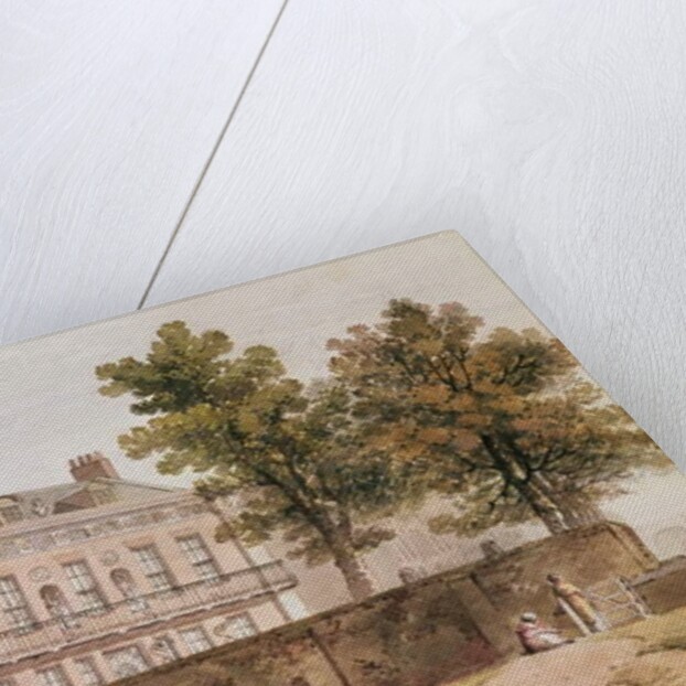 View of Grosvenor House at Millbank, 1809 by George Shepherd