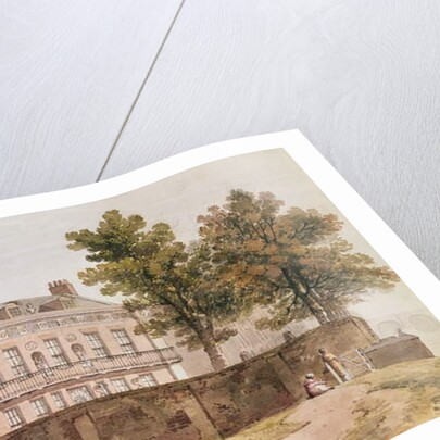 View of Grosvenor House at Millbank, 1809 by George Shepherd